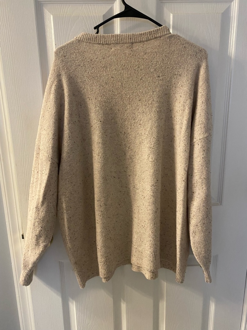 Treasure & Bond Neutral Speckled Beige Crewneck Sweater - Picture 4 of 6